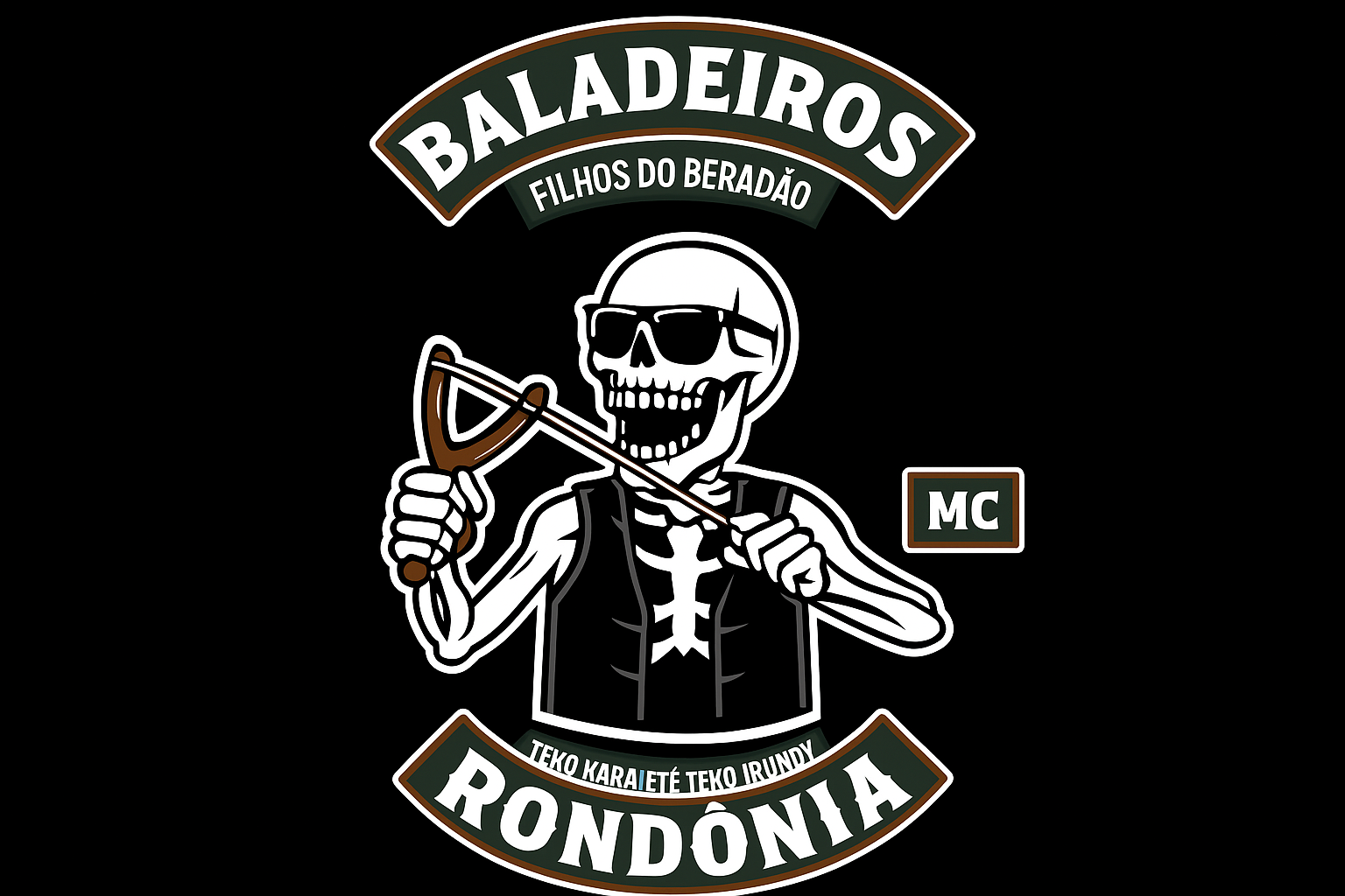Brasão Baladeiros Filhos do Beradão MC